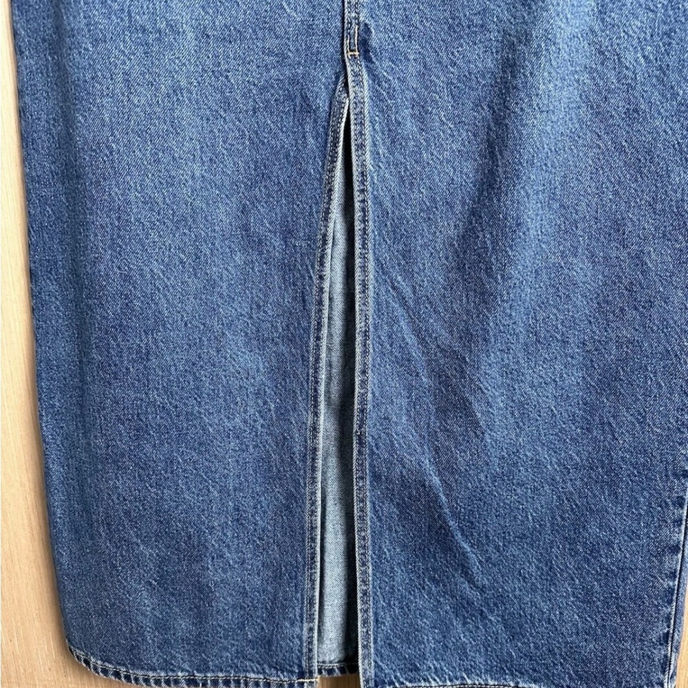 Rolla's Chicago denim maxi skirt in blue. size 28 - Picture 4 of 8